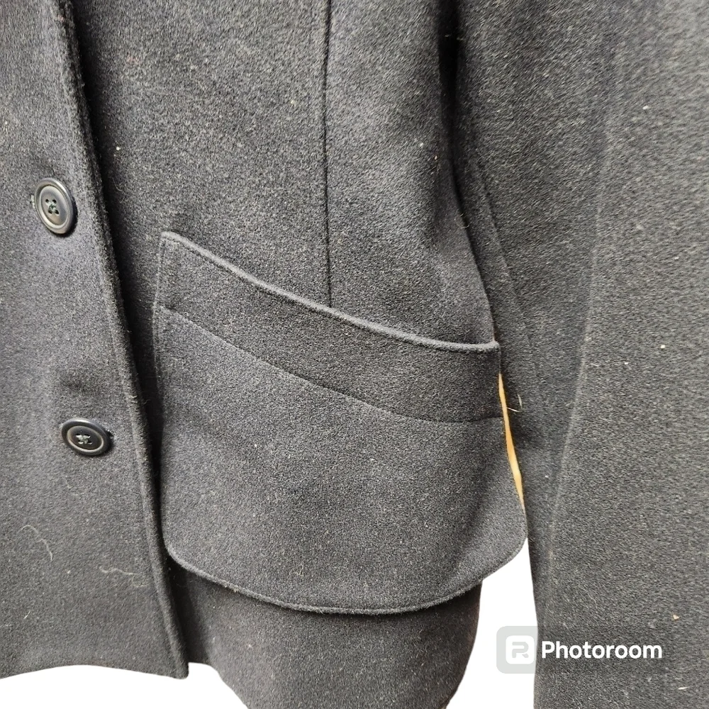 LL Bean Signature Wool Peacoat Sz. 12 Navy